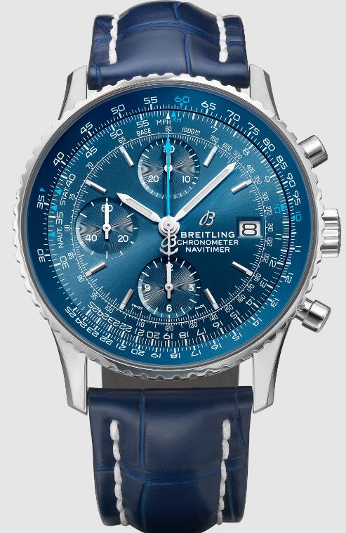 Replica Breitling Navitimer Chronograph 41 Bucherer BLUE A13324161C1P1 Men watch - Click Image to Close